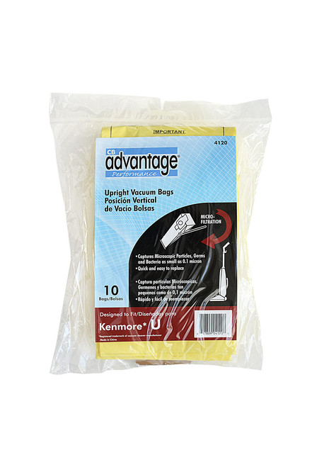 Advantage Kenmore U Replacement Upright Vacuum Bags (10 Bags)