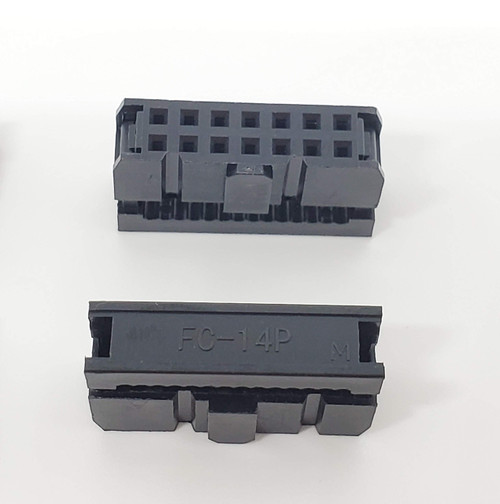 Pc Accessories - 5-Pack 2X7 14P Dual Row IDC 2.54mm Socket Connectors for 1.27mm Flat Ribbon Cable