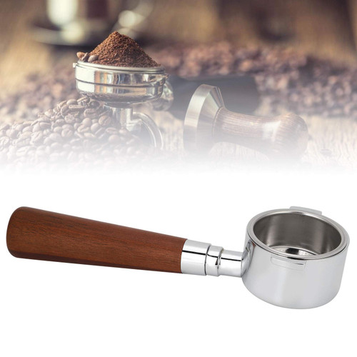 Bottomless Portafilter, 51mm bottomless portafilter 2 ears, Coffee Bottomless Portafilter Filter Handle Replacement Accessories Fit for Coffee Machine