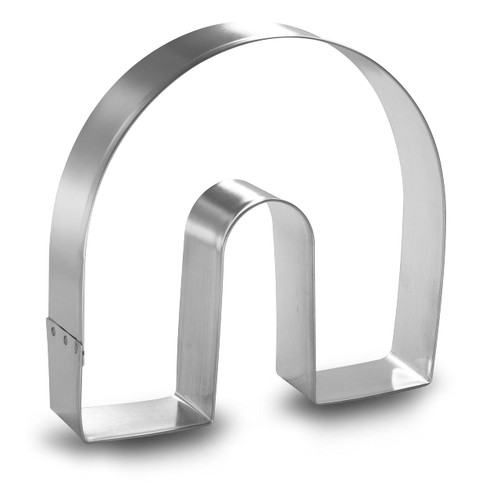 Foose Rainbow Horseshoe Cookie Cutter 4.5 Inch Nature Handmade in USA Tin Plated Steel Foose Rainbow Horseshoe Cookie Cutter 4.5 Inch Nature Handmade in USA Tin Plated Steel