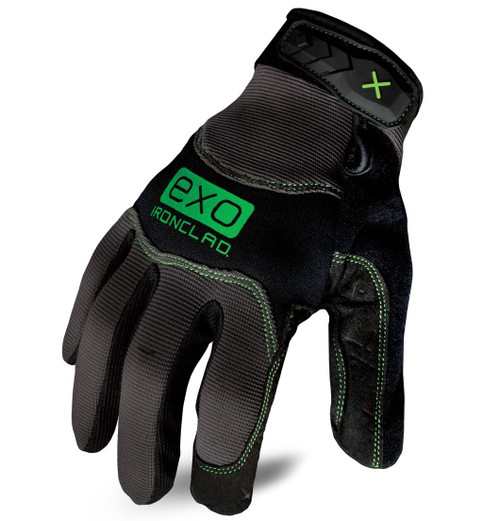 Ironclad EXO Pro Water Resistant; Work Gloves, (1 Pair), EXO2-MWR-06-XXL, Black/Grey