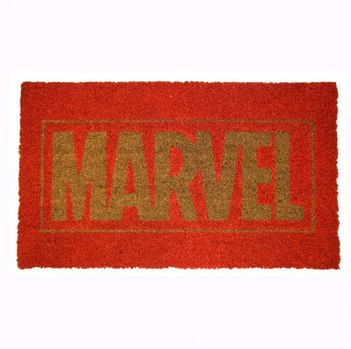 Pyramid America Marvel Logo Coir Doormat - 29" x 17" Indoor/Outdoor Entry Mat with Non-Skid PVC Back - Durable & Easy to Clean Pyramid America Marvel Logo Coir Doormat - 29" x 17" Indoor/Outdoor Entry Mat with Non-Skid PVC Back - Durable & Easy to Clean