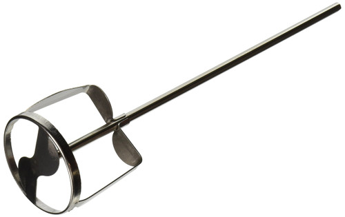 Kraft Tool DC408 Shaft Stainless Steel Jiffy Mixer, 10-1/2 x 1/4-Inch