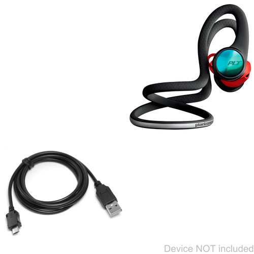 BoxWave Cable Compatible with Plantronics BackBeat Fit 2100 - DirectSync Cable, Durable Charge and Sync Cable for Plantronics BackBeat Fit 2100