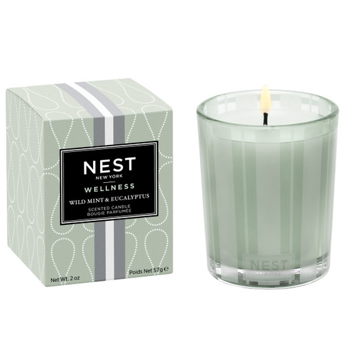 NEST New York Wild Mint & Eucalyptus Scented Votive Candle