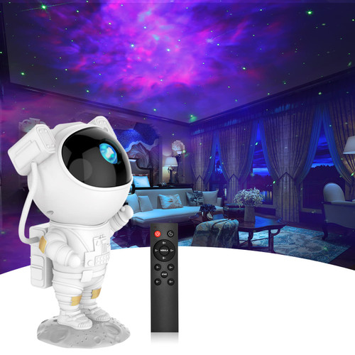 Astronaut Star Projector Night Light, Kids Galaxy Nebula Night Light Projector with Timer and Remote Control, Starry Night Light Projector for Bedroom and Game Room, Great Gift for Children and Adults Astronaut Star Projector Night Light, Kids Galaxy Nebula Night Light Projector with Timer and Remote Control, Starry Night Light Projector for Bedroom and Game Room, Great Gift for Children and Adults