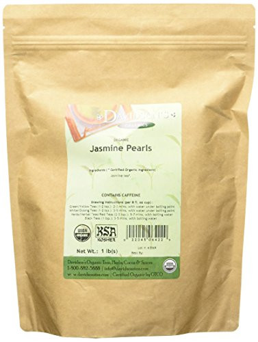 Davidson's Tea Bulk, Herbs and Spice Jasmin Pearl Tea, 16-Ounce Bag
