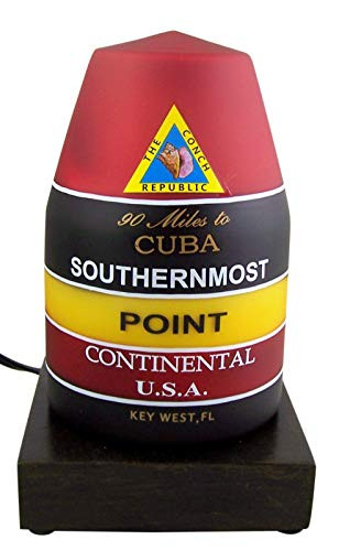 Southernmost Point Key West Buoy Landmark Lamp, 7 1/2 Inch