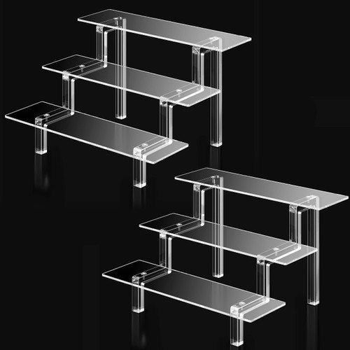 Meteou Acrylic Stand for Display, Perfume Organizer, Tiered Cupcake Stand Acrylic Display Stand Shelf Compatible with Funko POPs Amiibo Figures, Dessert, Cosmetics, Lotion and Cologne Organizer Meteou Acrylic Stand for Display, Perfume Organizer, Tiered Cupcake Stand Acrylic Display Stand Shelf Compatible with Funko POPs Amiibo Figures, Dessert, Cosmetics, Lotion and Cologne Organizer