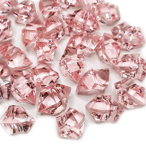 BOPART Pink Fake Crushed Ice Rocks, 250Pcs Fake Crystals Clear Plastic Acrylic Gems for Vase Fillers, Table Scatter, Arts & Crafts, Wedding Event Home Decoration (Pink) BOPART Pink Fake Crushed Ice Rocks, 250Pcs Fake Crystals Clear Plastic Acrylic Gems for Vase Fillers, Table Scatter, Arts & Crafts, Wedding Event Home Decoration (Pink)