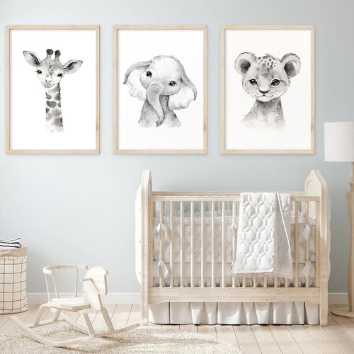 Safari Nursery Wall Art Decor Baby Animal Canvas Wall Art Baby Room Nursery Pictures Kids Artwork Safari Jungle Animal Prints Giraffe Elephant Tiger Painting Set of 3 for Bedroom 16x24 Inch Unframed Safari Nursery Wall Art Decor Baby Animal Canvas Wall Art Baby Room Nursery Pictures Kids Artwork Safari Jungle Animal Prints Giraffe Elephant Tiger Painting Set of 3 for Bedroom 16x24 Inch Unframed
