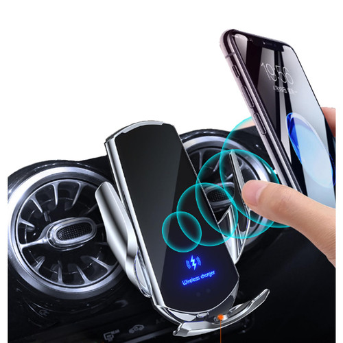 Wireless Car Charger,15W Fast Charging, Phone Holder Mount, Auto Clamping, Phone Mount Phone Holder for iPhone 14 13 12 11, Samsung Galaxy S23+ S22,s21 Ultra Charger etc