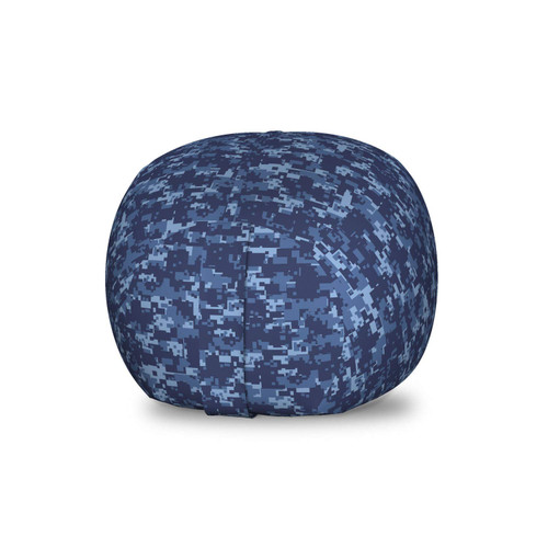 Ambesonne Camo Storage Toy Bag Chair, Retro Composition of Grunge Camouflage Pattern Print in Modern Blue Tones, Stuffed Animal Organizer Washable Bag, Small Size, Dark Blue Ambesonne Camo Storage Toy Bag Chair, Retro Composition of Grunge Camouflage Pattern Print in Modern Blue Tones, Stuffed Animal Organizer Washable Bag, Small Size, Dark Blue