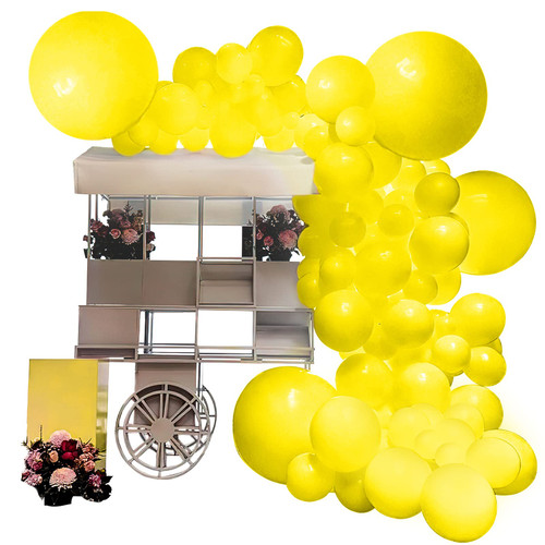 Yellow Balloons Garland Kit, 106 Pieces Yellow Balloon 4 Different Sizes 18''+12''+10''+5'' Latex Balloon Arch for Baby Shower, Birthday, Sunflower Theme Party Balloons Yellow Balloons Garland Kit, 106 Pieces Yellow Balloon 4 Different Sizes 18''+12''+10''+5'' Latex Balloon Arch for Baby Shower, Birthday, Sunflower Theme Party Balloons