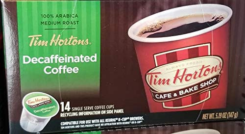 Tim Hortons Single Serve realcup | Decaffeinated Coffee Cups - 14 ct.