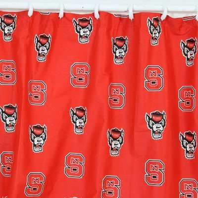 College Covers North Carolina State Wolfpack Printed Shower Curtain Cover, 70 by 72"