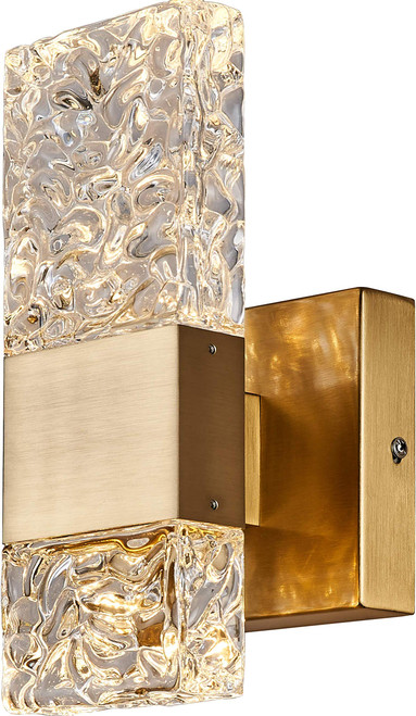 OYLYW Modern LED Vanity Lights for Bathroom Brushed Gold Crystal Bathroom Vanity Lighting Fixtures Wall sconces for Bathroom Over Mirror Lighting Fixtures 3000K