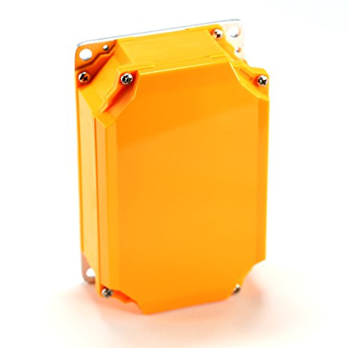 Rubicon Starter Kit IP67 Weatherproof Enclosure with Orange and Clear Shallow Covers for Raspberry Pi, Arduino, or BeagleBone