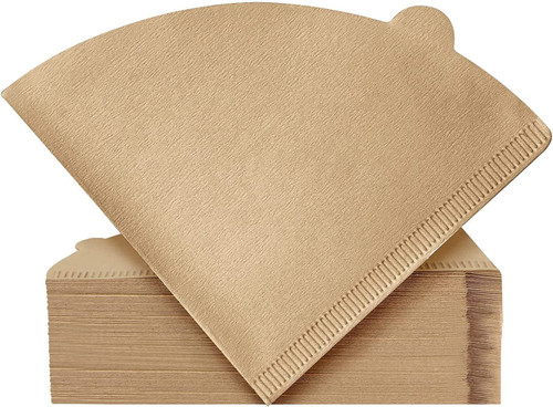 Coffee Filter, 2 Coffee Filters Cone for Pour Over Coffee Dripper and Coffee Maker, 1-4 Cup Disposable Paper Pour Over Coffee Filter (100 Count, Natural Unbleached)