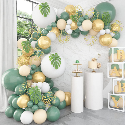 Pateeha Sage Green Balloon Garland Kit 140 Pcs, Baby Shower Decorations Olive Green Gold Metallic White Gold Confetti Nude Balloon Arch for Bridal Shower Wedding Birthday Party Pateeha Sage Green Balloon Garland Kit 140 Pcs, Baby Shower Decorations Olive Green Gold Metallic White Gold Confetti Nude Balloon Arch for Bridal Shower Wedding Birthday Party