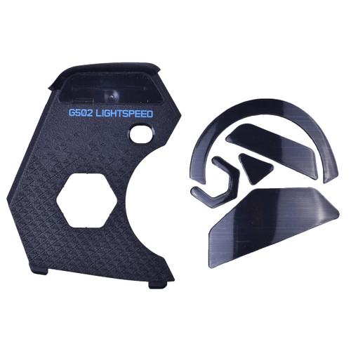 BestParts New Back Counterweight Cover + Mouse Feet Replacement for Logitech G502 Lightspeed Wireless Gaming Mouse