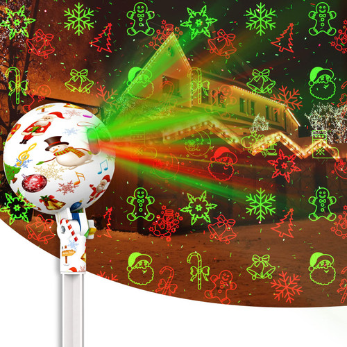 Auxiwa Christmas Lights Projector Outdoor Holiday Decoration Laser Projection Light Waterproof Spotlight Projectors Outside LED Landscape Lighting Show Display for Xmas House Yard Garden Patio Party Auxiwa Christmas Lights Projector Outdoor Holiday Decoration Laser Projection Light Waterproof Spotlight Projectors Outside LED Landscape Lighting Show Display for Xmas House Yard Garden Patio Party