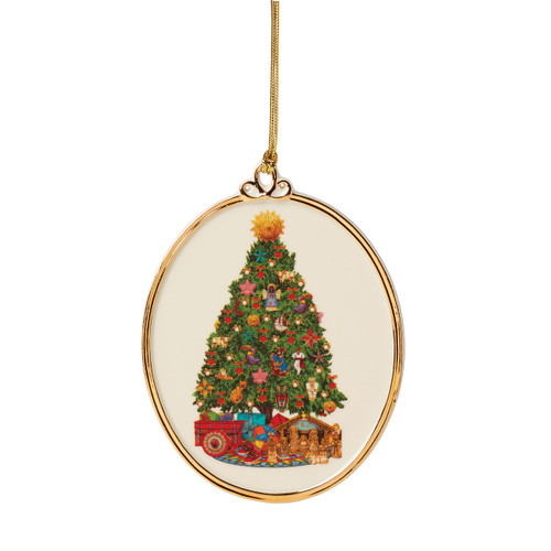 Lenox 2021 Trees Around The World Costa Rica Ornament, 0.30 LB, Ivory