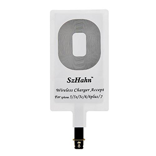SzHahn Qi Wireless Charging Receiver - Qi Charger Receiver Film Module for iPhone 7 / 7 Plus / 6 / 6S / 6 Plus / 6S Plus / 5 / 5S / 5C SzHahn Qi Wireless Charging Receiver - Qi Charger Receiver Film Module for iPhone 7 / 7 Plus / 6 / 6S / 6 Plus / 6S Plus / 5 / 5S / 5C