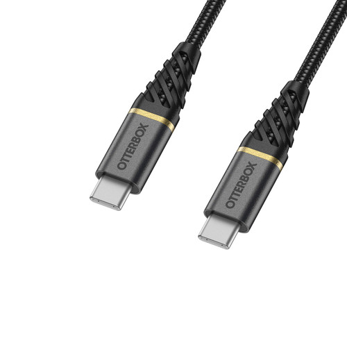 OtterBox Premium USB-C to USB-C Cable, 1M - GLAMOUR - BLACK