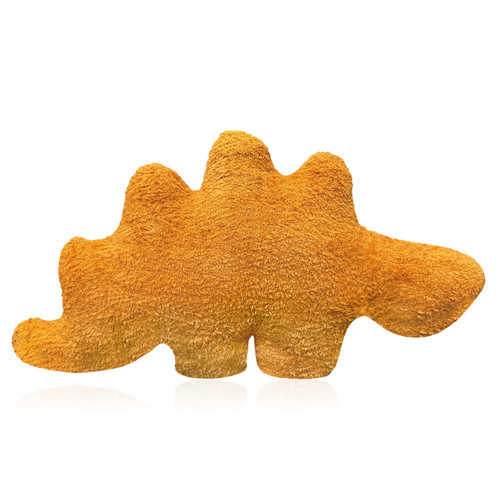 WUWUWA Dino Nugget Pillow, Dino Chicken Nugget Pillow, Dinosaur Pillow Funny Home Decor, Dinosaur Chicken Nugget Food Pillow, Creative Gift Ideas (Unable to Stand) Stegosaurus
