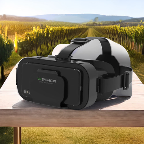 VR SHINECON VR Headset Compatible with iPhone & Android Virtual Reality VR Goggles VR SHINECON VR Headset Compatible with iPhone & Android Virtual Reality VR Goggles