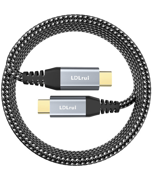 LDLrui USB C to USB C Cable[3ft 2pack], USB C Monitor Cable with 4K@60HZ Video Output, USB-C 3.1 10Gbps Data Transfer, Type-c 100W Fast Charging for Samsung Galaxy, MacBook Air/Pro, iPad, Google Pixel