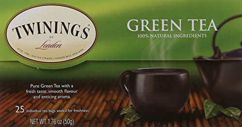Twinings of London Pure Green Tea Bags, 25 Count