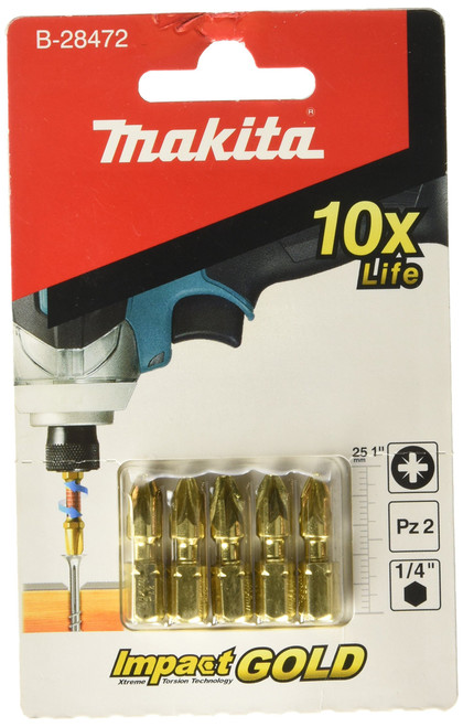 B-28472 TORSION Bit PZ2 25mm 5 Pcs