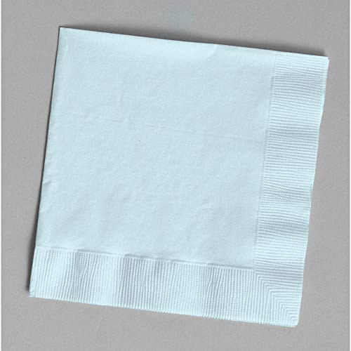 Luncheon Napkins 6.5"X6.5" 50/Pkg-Pastel Blue
