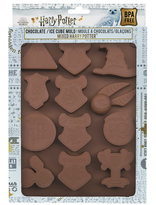 Cinereplicas Harry Potter - Ice Cube & Chocolate Mold Mixed logos - Official License
