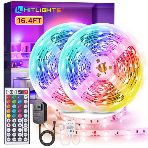 32.8ft Smart RGB LED Strip Lights, Music Sync Color Changing LED Lights Strip for TV Room Tiktok Party Work with Alexa Google Home, Remote, Voice Activated, APP Control (16.4ft+16.4ft) 32.8ft Smart RGB LED Strip Lights, Music Sync Color Changing LED Lights Strip for TV Room Tiktok Party Work with Alexa Google Home, Remote, Voice Activated, APP Control (16.4ft+16.4ft)