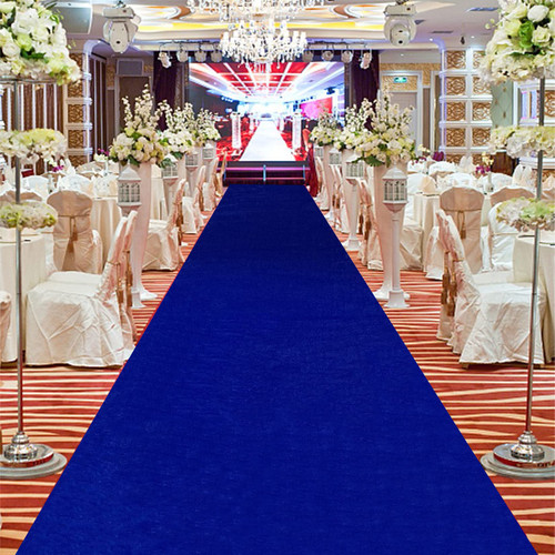 Royal Blue Aisle Runner for Wedding Velvet Aisle Runner 15FT Long Aisle Runner Outdoor Luxury Aisle Runner Carpet Durable Aisle Runner Rug Aisle Runner Decorations for Wedding Ceremony Christmas Party