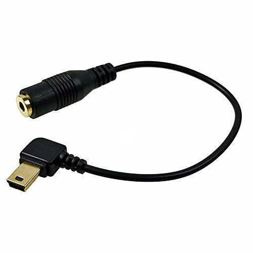 CamDesign 3.5mm Female to Mini USB Male Microphone Adapter Audio Transfer Cable Cord For GoPro Hero 1 2 3 Hero3+ Hero4 & Sports Camera Black CamDesign 3.5mm Female to Mini USB Male Microphone Adapter Audio Transfer Cable Cord For GoPro Hero 1 2 3 Hero3+ Hero4 & Sports Camera Black
