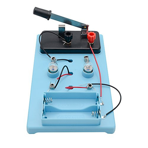 Funnyletric STEM Electronics Exploration Kit Beginner Physics Science Toy School Labs Basic Electricity Experiment Set Circuit Learning for Kids Students Elementary Electromagnetism Teaching Fun