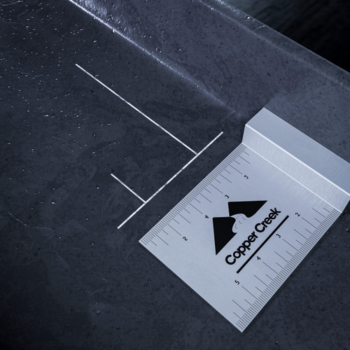 Copper Creek Beam Square, 6 inch Welders Layout Tool, Structural Steel Layout Tool for I Beams, H Beams, C Channel, Bent Plate- Streamlines Metal Fabrication- Number 1 Square for Welders.