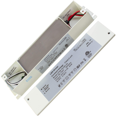 LEDupdates - Dimmable LED Driver Triac, 24v 60w 2.5A Power Supply, ETL Listed, Metal Junction Box Built-in AC to DC Class 2 Compatible with Lutron Leviton AC Wall Dimmer for LED Light Strip Module