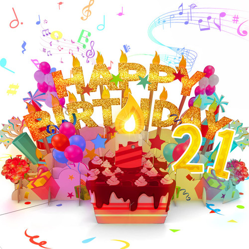 Pop-Up 21st Musical Birthday Card with Light & Blowable Candle, Birthday Gifts for 21 Years Old Male Female, Applause Cheers Sound Effect - Unique Greeting Card 21 Bday Gift Ideas for Son Daughter Pop-Up 21st Musical Birthday Card with Light & Blowable Candle, Birthday Gifts for 21 Years Old Male Female, Applause Cheers Sound Effect - Unique Greeting Card 21 Bday Gift Ideas for Son Daughter