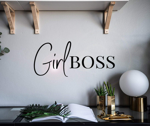 Vinyl Wall Decal Lettering Girl Boss Inspiring Quote Stickers Mural 22.5 in x 11 in gz152 Vinyl Wall Decal Lettering Girl Boss Inspiring Quote Stickers Mural 22.5 in x 11 in gz152