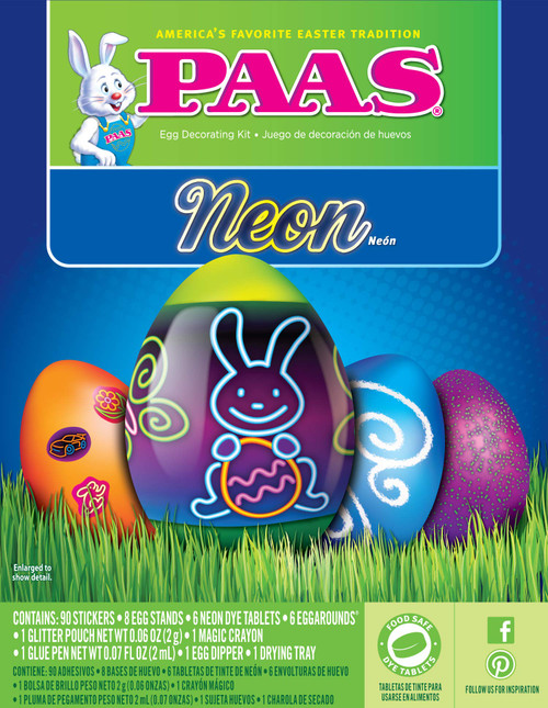 PAAS Neon Easter Egg Decorating Kit PAAS Neon Easter Egg Decorating Kit