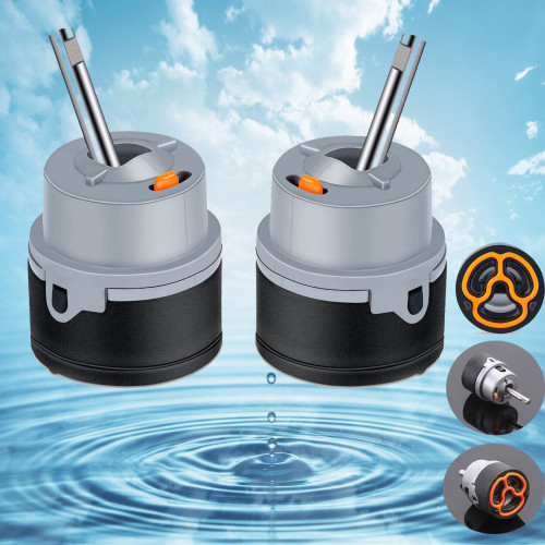 RP50587 Single Handle Cartridge Valve Replacement for Various Delta Model Fit for Kitchen, Shower,Toiletsand and Lavatory Faucet Motion Cartridge,Faucet 36mm QLXAQLX