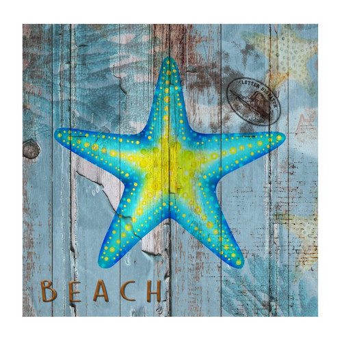 Ocean Nautical Beach Theme Underwater Starfish Teen Room Home Decor Wall Sticker Summer Sea Animals Plants Peel and Stick Wall Decal for Suitcase Floor Window Laptop Outdoors Vinyl 22in