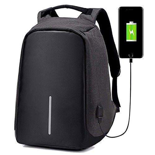 AJM Collection Anti-Theft Laptop Backpack, Travel Antitheft Backpack, Travel Antitheft Backpack Men & Women, Computer Lightweight Water-Resistant knapsack Backpack (Black)