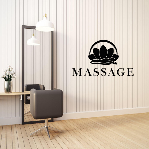 Vinyl Wall Decal Beauty Salon Massage Spa Healthy Lotus Flower Stickers Mural Large Decor (g8334) Black Vinyl Wall Decal Beauty Salon Massage Spa Healthy Lotus Flower Stickers Mural Large Decor (g8334) Black