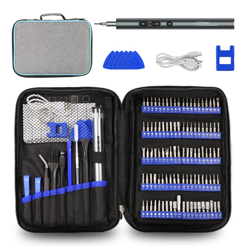 ORIA Electric Screwdriver, Precision Screwdriver Set, 120 in 1 Repair Tool Kit with 100 Bits, Type-C Charging, for Repairing Smartphones, Watches, Computer, Laptop, Tablet